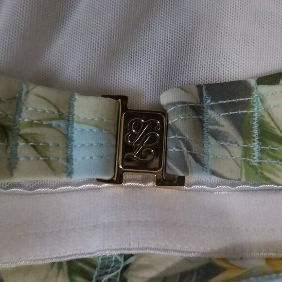 Tommy Bahama Women's Multi Paradise Fronds High Neck One Piece Swimsuit Size 14 - Picture 10 of 16